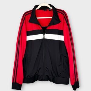 Bailey’s Point Men’s Red and Black Track Jacket XXL Performance Activewear